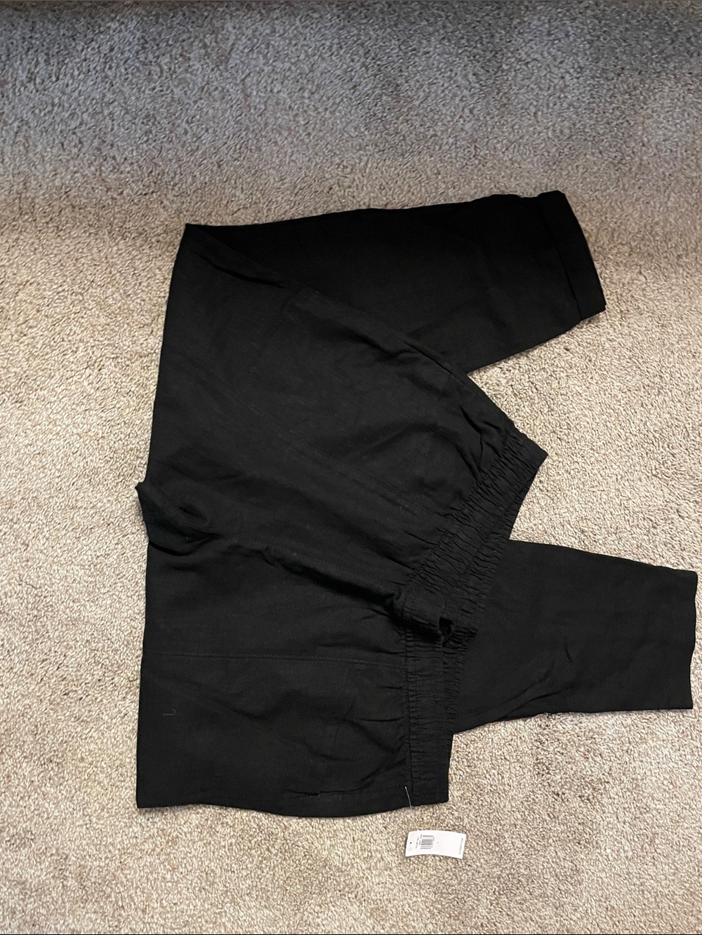 NWT linen blend ankle pants